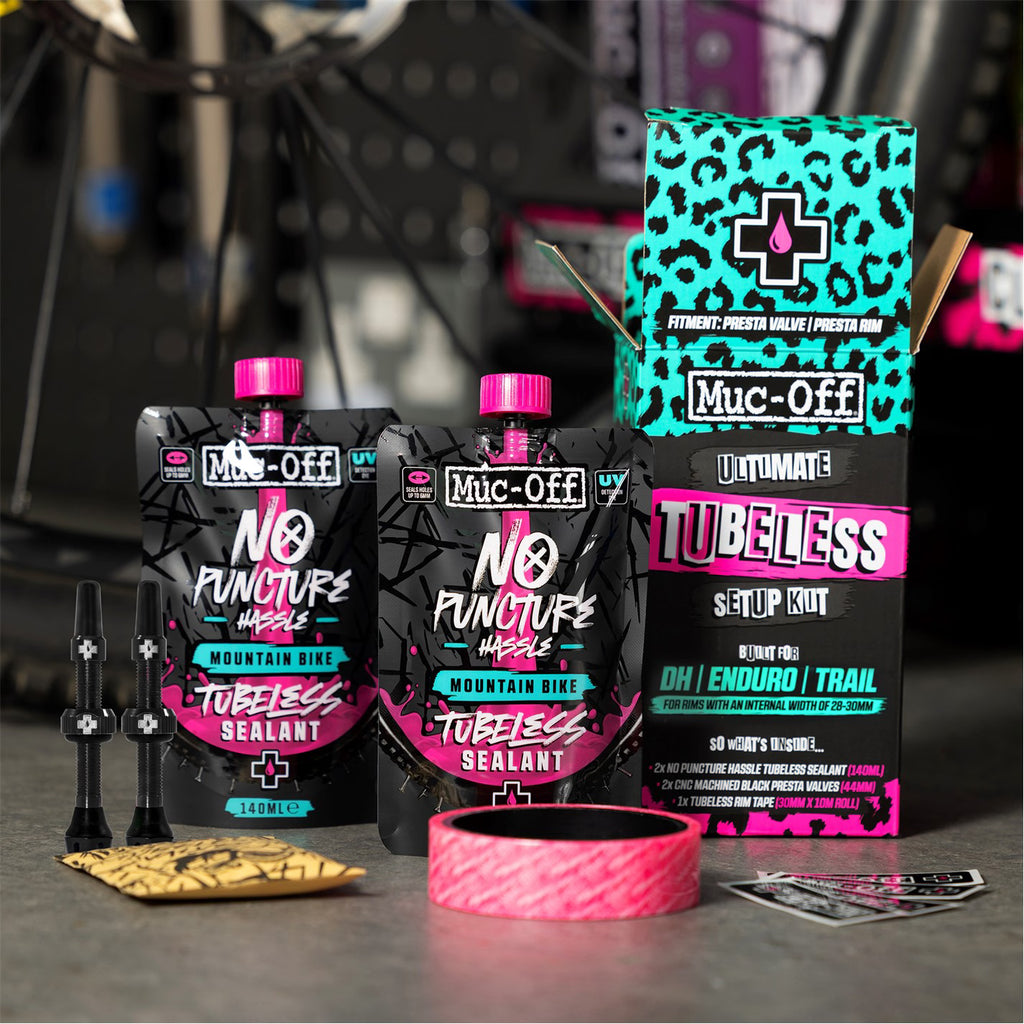 Muc-Off Ultimate Tubeless Setup Kit | Complete Tubeless Conversion Kit