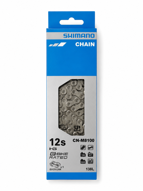 Shimano CN-M8100 12-Speed E-Bike Chain | 138 Links